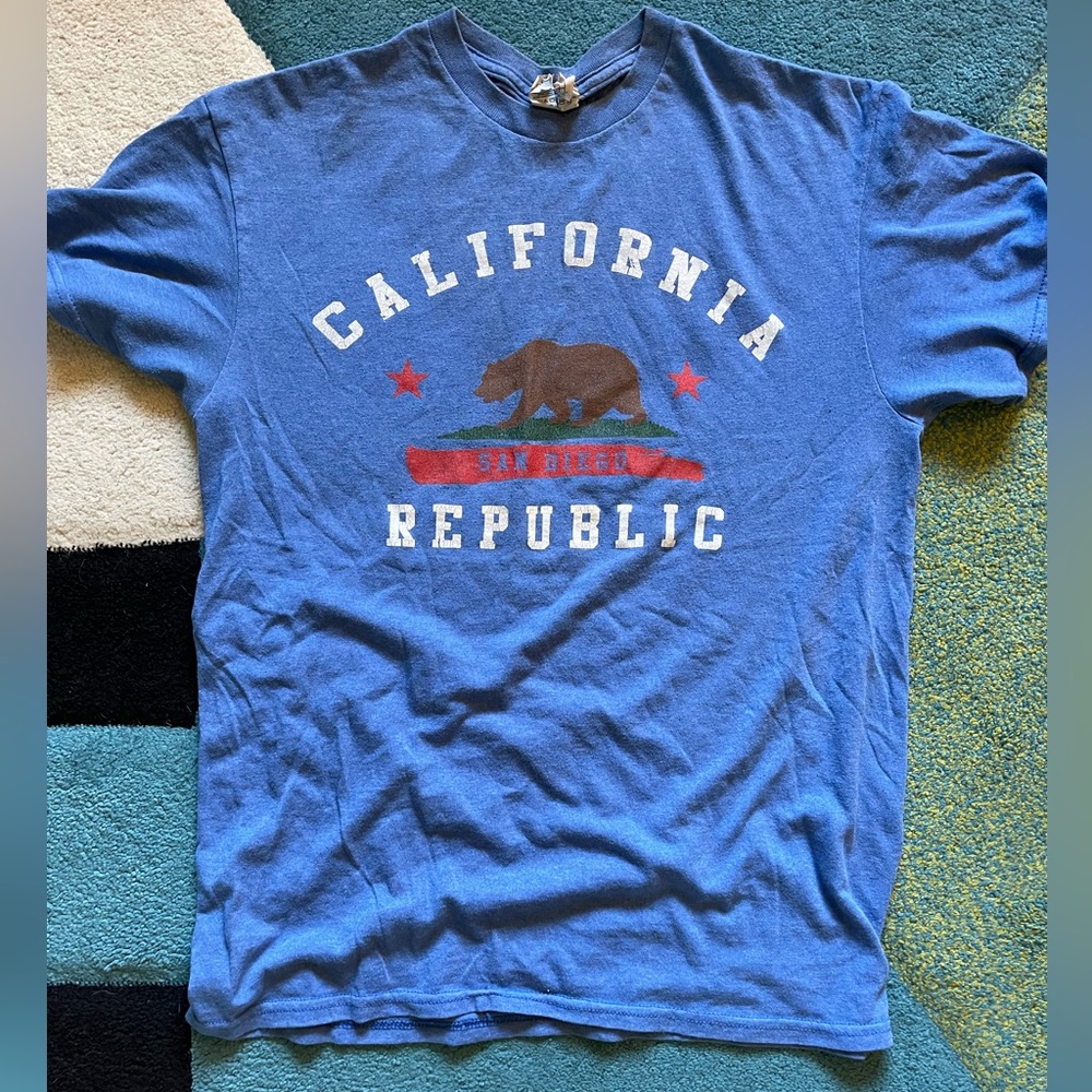 Blue California Republic Men's T-Shirt